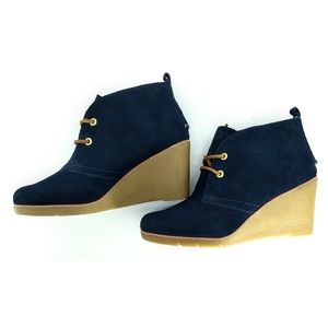 SPERRY Topsider Navy Brushed Suede Desert Boots